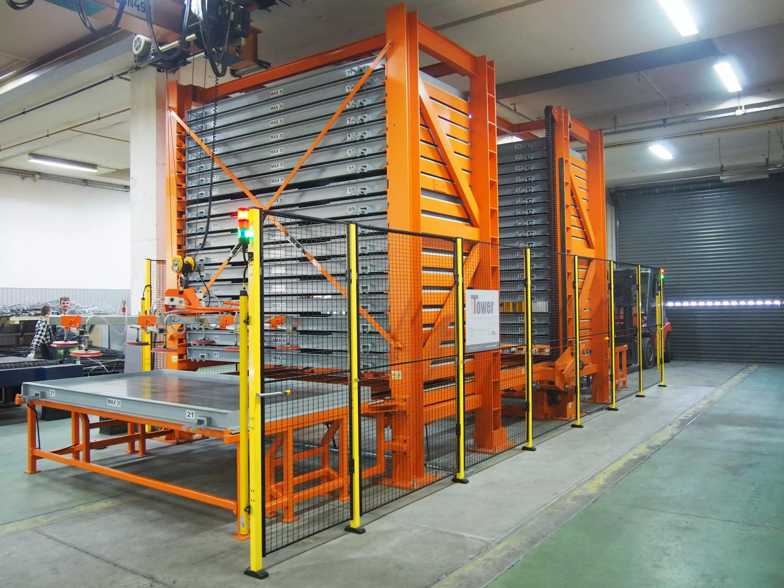Automatické skladovací systémy pro skladování dlouhého a plochého materiálu 